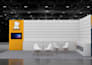 design a professional exhibition stall